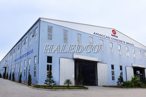 Haledco cấp đèn chiếu sáng nhà xưởng của công ty Amacao