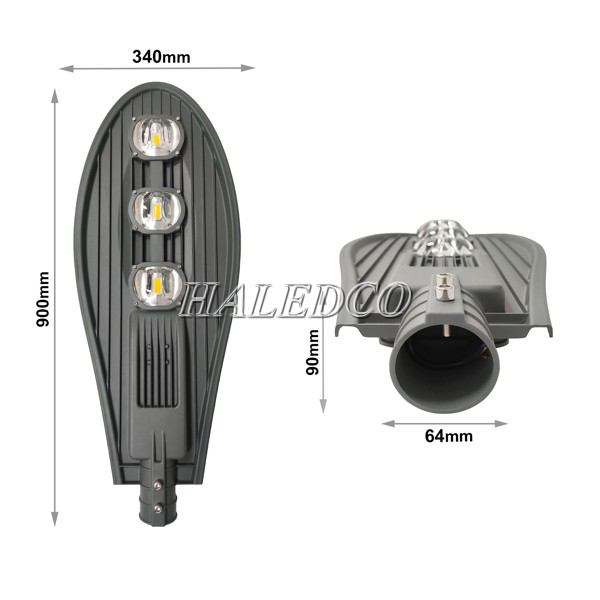 Kích thước đèn đường led HLS7-150