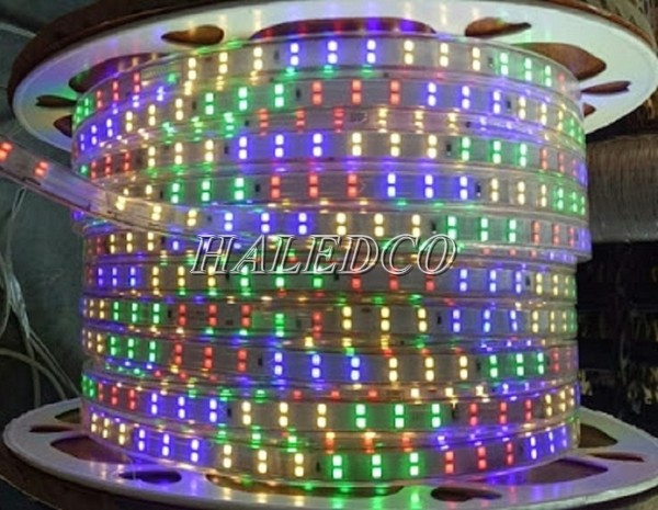 Đèn LED dây đổi màu 2835 2 hàng chip ánh sáng êm dịu