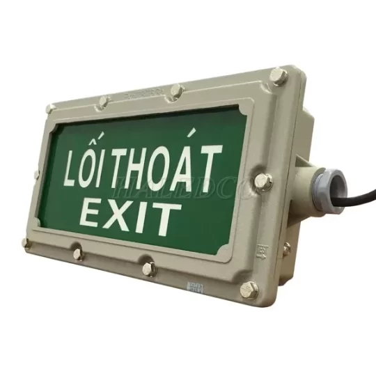 Kiểu dáng của đèn led Exit chống cháy nổ HLEP EXIT1-3