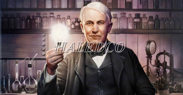 Edison là một trong những người phát minh ra đèn sợi đốt