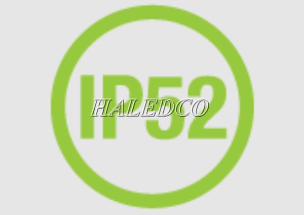 IP52.  tiêu chuẩn chống thấm nước