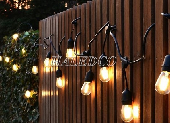 Cách trang trí LED dây đẹp cho hàng rào