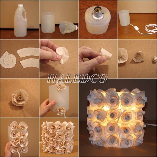 Hướng dẫn tự làm đèn trang trí với 99+ ý tưởng tái chế