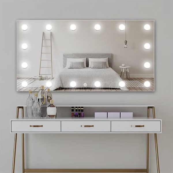 Bố trí đèn LED gương cho phòng ngủ