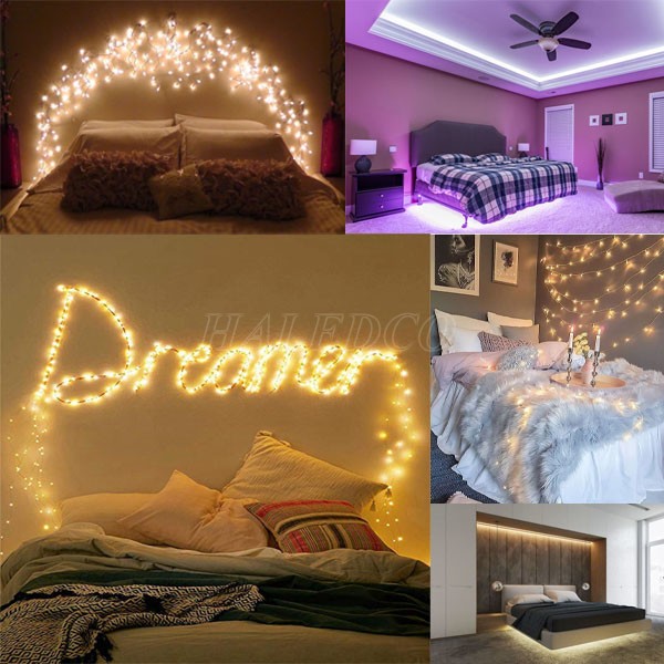99+ mẫu dây đèn led trang trí phòng ngủ đẹp lung linh rẻ nhất 2022
