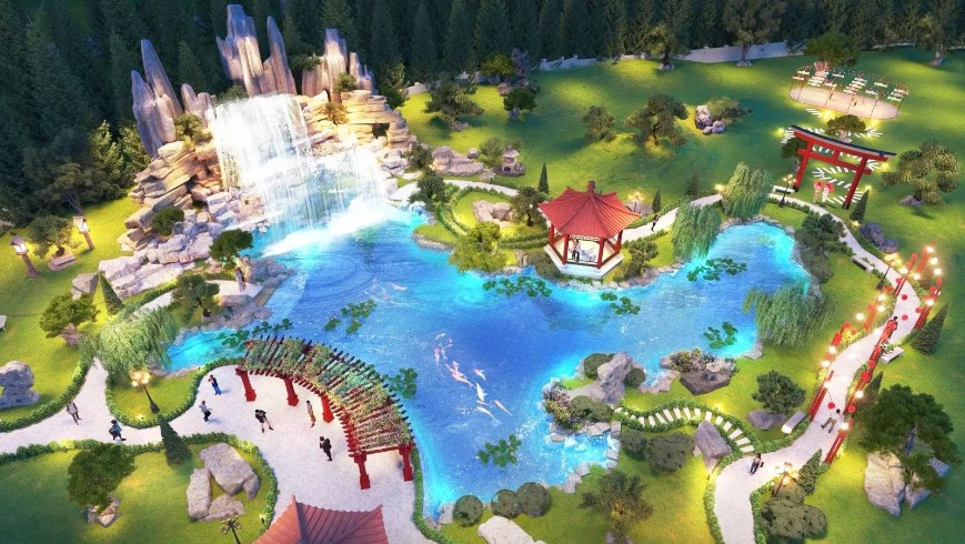 Dự án cung cấp đèn trang trí công viên Diễn Châu giai đoạn 2